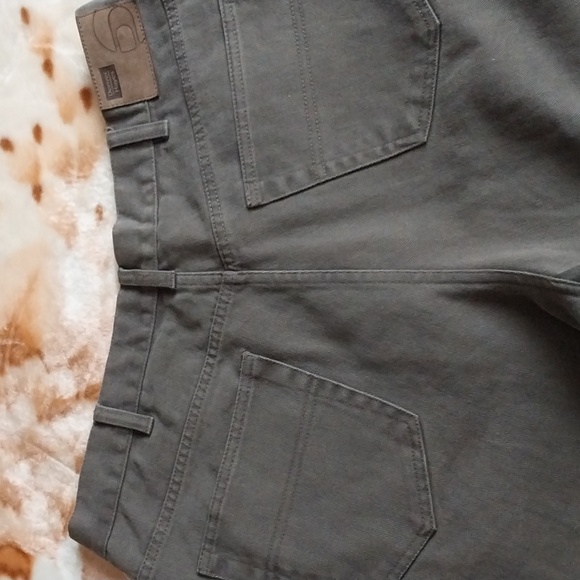 Denver Hayes High Rise Relaxed Fit Jeans 100% cotton Khaki sz 36x30 - Picture 7 of 7